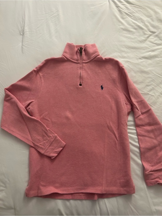 Polo Ralph Lauren Other - Polo by Ralph Lauren Pink Quarter-Zip Turtleneck Sweater